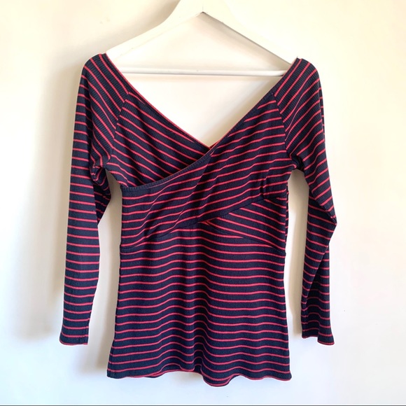 Anthropologie DELETTA Striped Shirt - Picture 6 of 11
